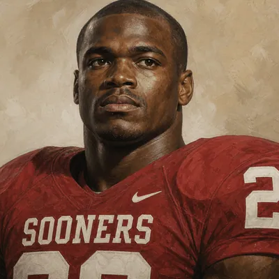 Artistic portrait of Adrian Peterson